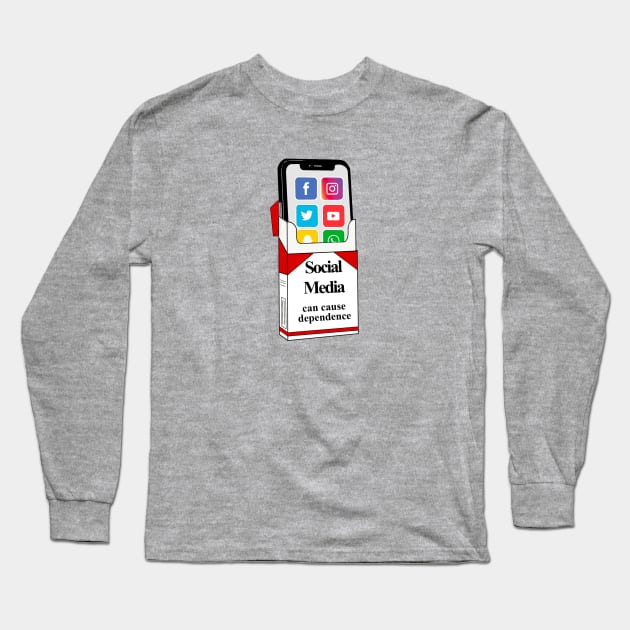 Social media Long Sleeve T-Shirt by Artidote.7